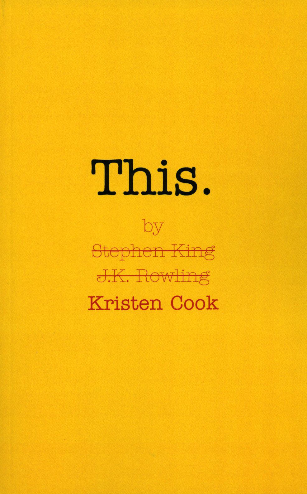 This. By Kristen Cook